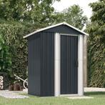 vidaXL Tuinschuur 126x97,5x177 cm gegalvaniseerd staal, Tuin en Terras, Verzenden, Nieuw