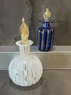 Murano - Fles (2) - Glas, Antiek en Kunst