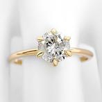 Zonder Minimumprijs - Ring - 14 karaat Geel goud - 1.01ct., Nieuw