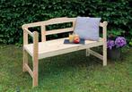 NIEUW - Tuinbank natuur 118 x 45 x 78 cm, Tuin en Terras, Tuinmeubel-accessoires, Verzenden, Nieuw