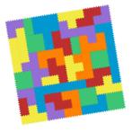Foam Mat Tetris, Nieuw, Verzenden