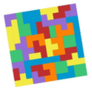 Foam Mat Tetris