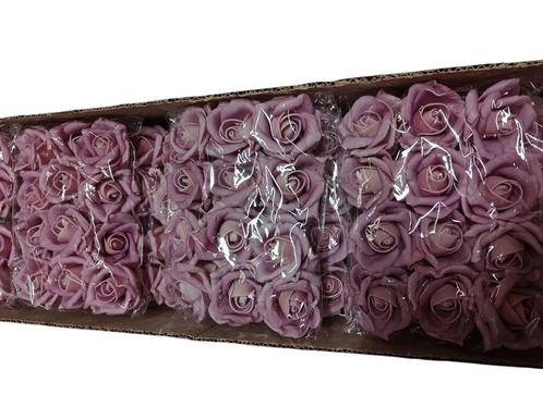 Foamroos 6 cm – 12 stuks oudroze prachtige kleur, Huis en Inrichting, Woonaccessoires | Kunstplanten en Kunstbloemen, Nieuw