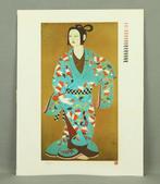 Colored Photo Lithograph estampe - Reproduction Tachi