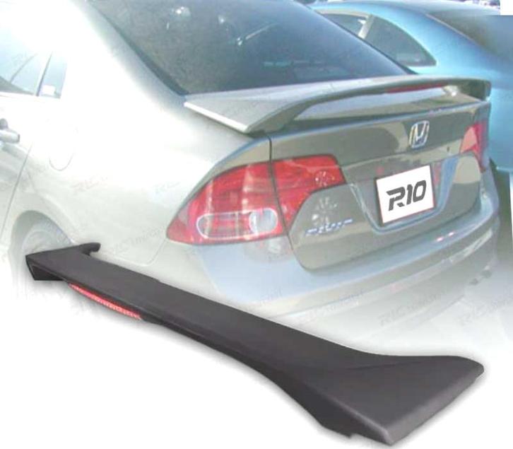 Aileron Spoiler Pour Honda Civic 4P 06- Abs, Auto-onderdelen, Carrosserie, Verzenden