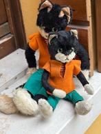 Schuco: Bigo Bello Kat, 1950-160, mohair. 2 stuks - Pluche