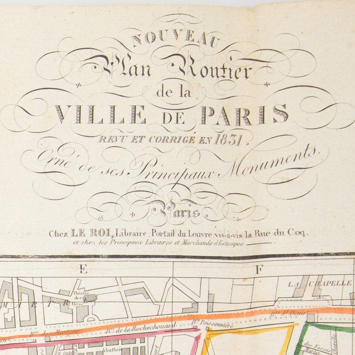 Frankrijk - Paris; non signé (attribué à Charles Picquet /, Boeken, Atlassen en Landkaarten