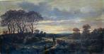 Eugène Forest (1808-1891), Attribué à - Paysage au vacher, Antiek en Kunst, Kunst | Schilderijen | Klassiek