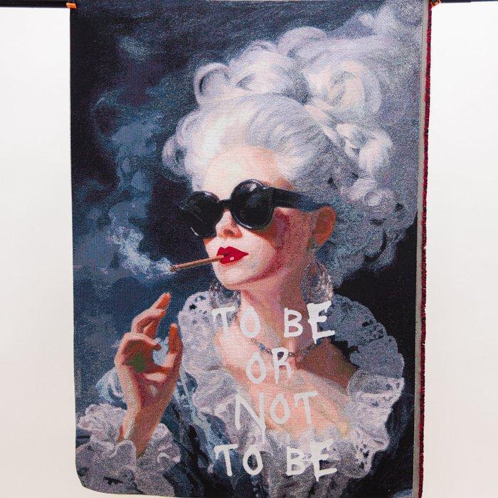 AA161 - Arazzo Gobelin “Zijn of Niet Zijn” - Wandtapijt -, Antiek en Kunst, Antiek | Tapijten, Tafelkleden en Textiel