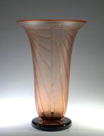 Verreries Schneider - Vase - Louxor - Verre, Antiek en Kunst, Antiek | Glaswerk en Kristal