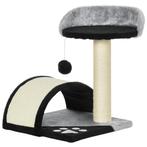 Krabpaal - Krasboomkat - Speelballen - Sisal - Zwart, Dieren en Toebehoren, Katten-accessoires, Ophalen of Verzenden, Nieuw