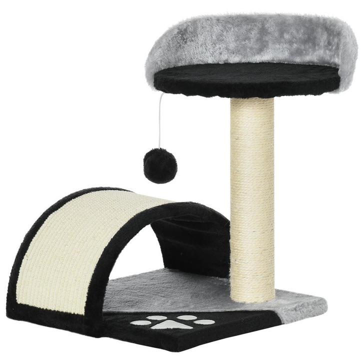 Krabpaal - Krasboomkat - Speelballen - Sisal - Zwart, Dieren en Toebehoren, Katten-accessoires, Nieuw, Ophalen of Verzenden