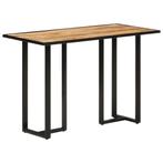 vidaXL Table à manger 110x55x75,5 cm bois de manguier, Maison & Meubles, Neuf, Verzenden