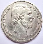 Nederland. Willem III. 2-1/2 Gulden 1858  (Zonder