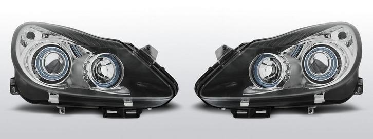 Koplampen | Opel Corsa D 2006-2011 | zwart, Auto-onderdelen, Verlichting, Nieuw, Opel, Verzenden