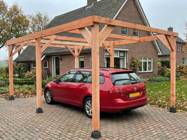 Veiling - Carport constructie Douglas  480x410x210 cm, Jardin & Terrasse, Verrières