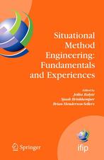 Situational Method Engineering: Fundamentals and Experiences, Boeken, Verzenden, Gelezen