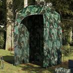 vidaXL Tente de douche camouflage imperméable, Caravans en Kamperen