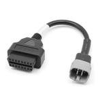 Suzuki 6-pins naar 16-pins OBD2 Verloopkabel – Motorfiets, Verzenden, Nieuw