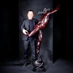 Mercurius - Bronzen beeldhouwwerk - Gieting van het, Antiek en Kunst
