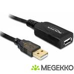 Delock 82689 Kabel USB 2.0 Verlengstuk, actief 15 m, Nieuw, Verzenden
