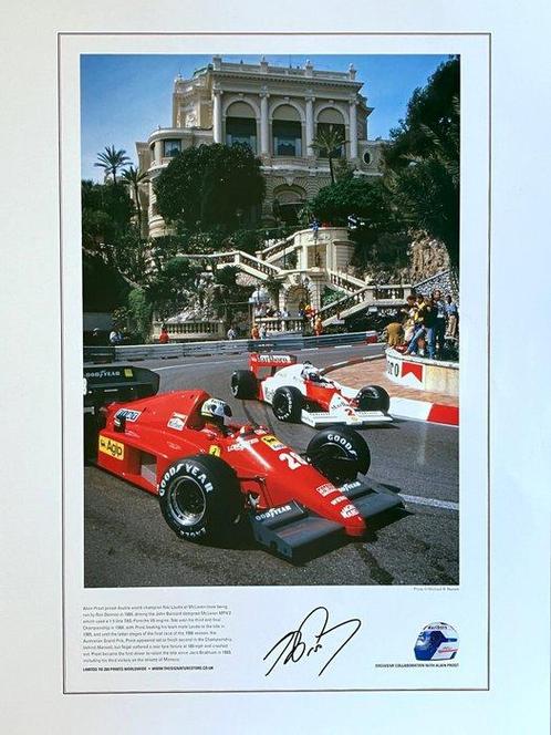 Mclaren - Monaco Grand Prix - Alain Prost (signed) - 1984 -, Collections, Marques automobiles, Motos & Formules 1