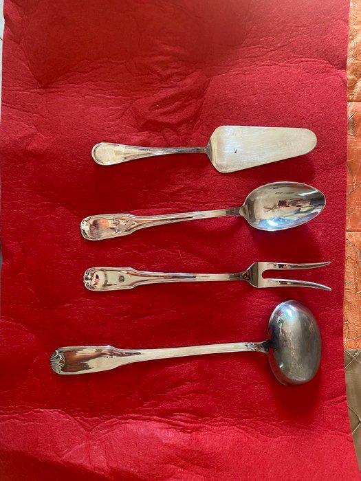 Bestekset voor 12 personen (12) - Verzilverd, Antiek en Kunst, Antiek | Meubels | Tafels