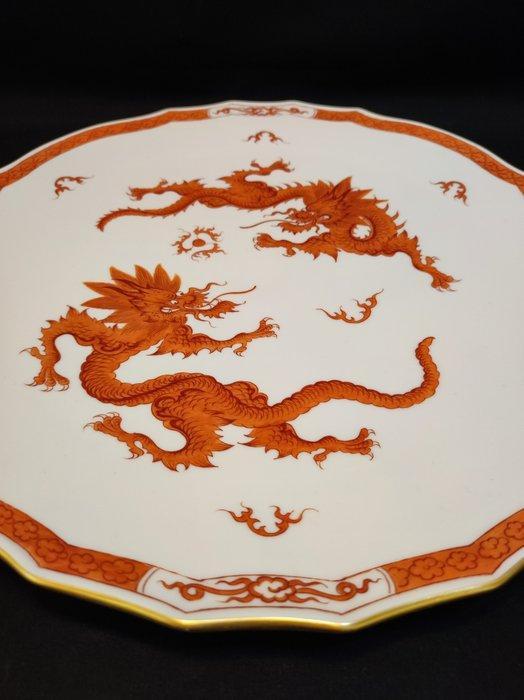 Meissen - Serveerschaal - rund Ø 32,2 cm Roter Ming Drache, Antiek en Kunst, Antiek | Meubels | Tafels
