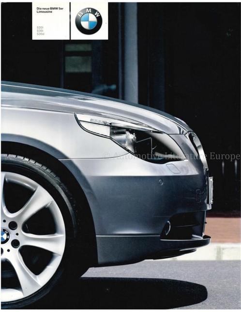 2003 BMW 5 SERIE SEDAN BROCHURE DUITS, Boeken, Auto's | Folders en Tijdschriften