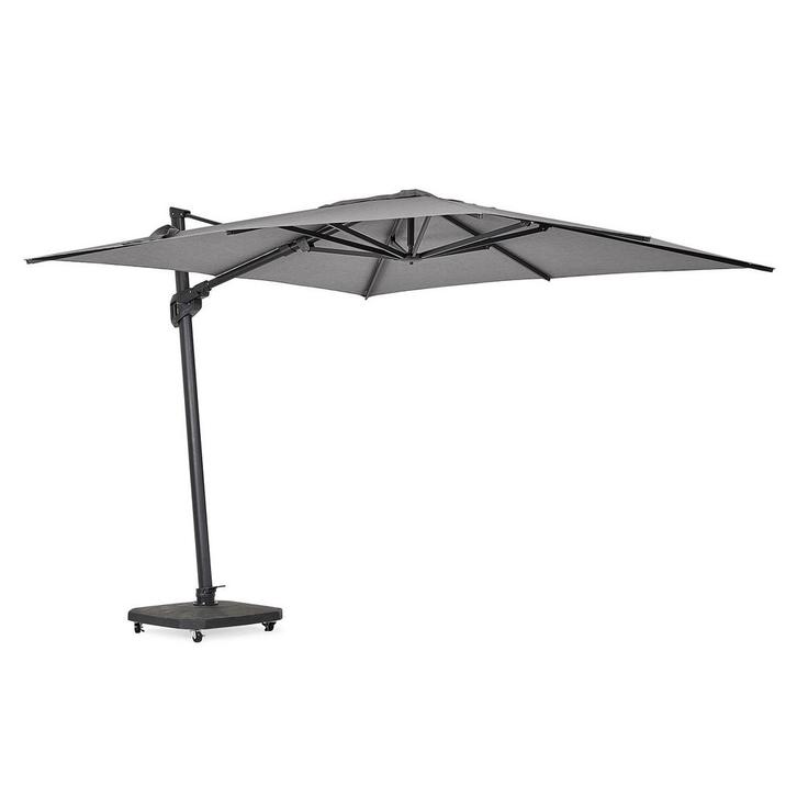 Suns Palmoli parasol 300 x 300 cm carbon grey SALE |, Tuin en Terras, Tuinsets en Loungesets