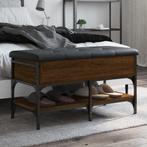 vidaXL Schoenenbank 82x42x45 cm bewerkt hout bruin, Verzenden, Nieuw