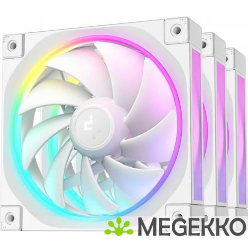 DeepCool FL12 WH-3 in 1 Computer behuizing Ventilator 12 cm, Computers en Software, Computerkoelers, Nieuw, Verzenden