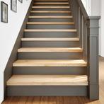 vidaXL Traptreden 4 st 100x30x2 cm onbehandeld massief, Doe-het-zelf en Bouw, Ladders en Trappen, Verzenden, Nieuw