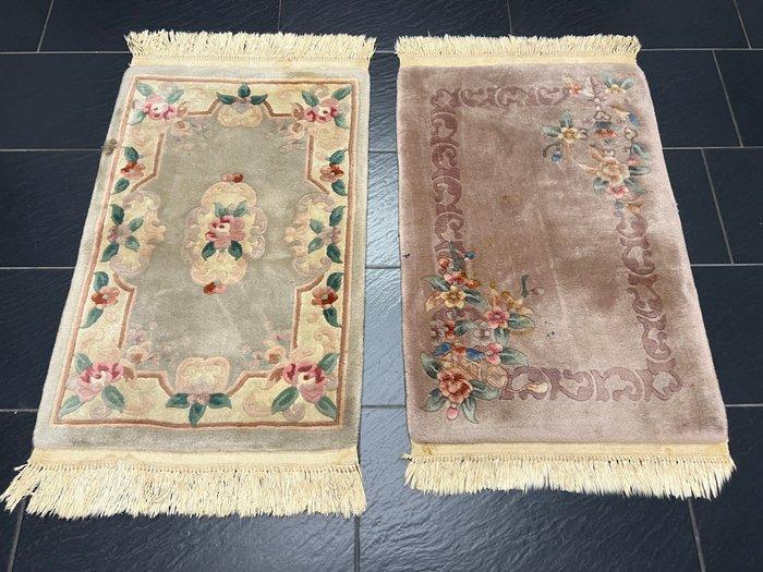 China Aubusson set - Tapijt - 100 cm - 60 cm, Huis en Inrichting, Stoffering | Tapijten en Vloerkleden