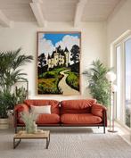 Flavia Delgado - Castillo en la colina XL (NO RESERVE), Antiek en Kunst