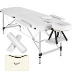 tectake Massagetafel-set 2 zones met vulling, rolkussens en, Sport en Fitness, Massageproducten, Verzenden, Nieuw