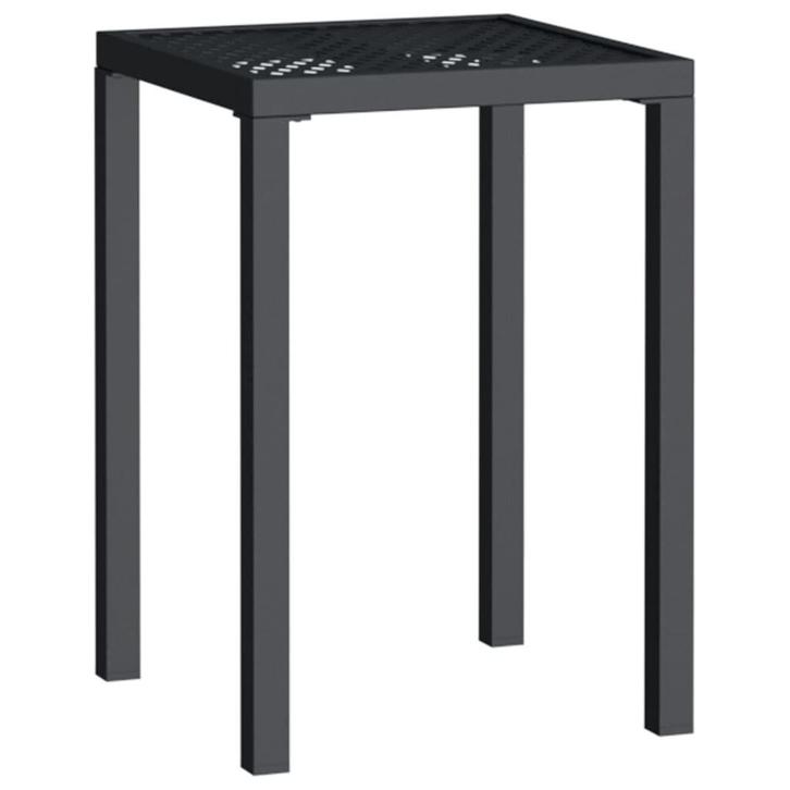 Tuintafel Antraciet Staal - OP=OP! - Ideaal voor de lente!, Tuin en Terras, Tuintafels, Vierkant, Nieuw, Metaal, Verzenden