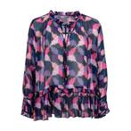 Frogbox • zigzag blouse • 36, Kleding | Dames, Blouses en Tunieken, Verzenden, Nieuw, Roze, Maat 36 (S)