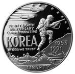 États-Unis. 1 Dollar 1991 Korean War Memorial, Proof  (Sans