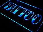 TATTOO neon bord lamp LED cafe verlichting reclame lichtbak, Nieuw, Verzenden