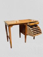 Bureau - Hout - Bureau met dubbele lade en archiefkast