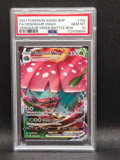 Pokémon - 1 Graded card - PSA 10 GEM MINT Venusaur VMAX, Hobby en Vrije tijd, Verzamelkaartspellen | Pokémon