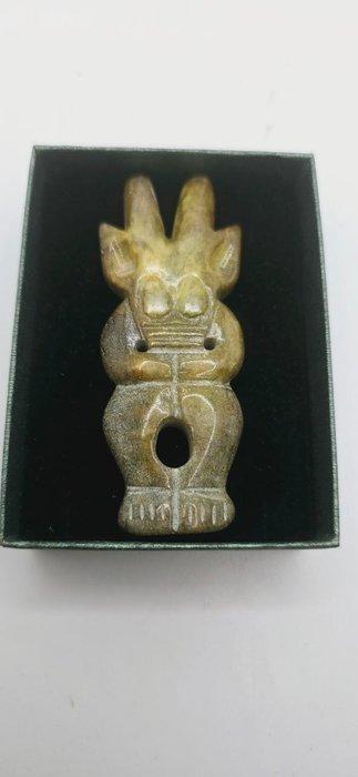 Amulette de Divinité Extraterrestre - Culture Hongshan -, Antiek en Kunst, Curiosa en Brocante