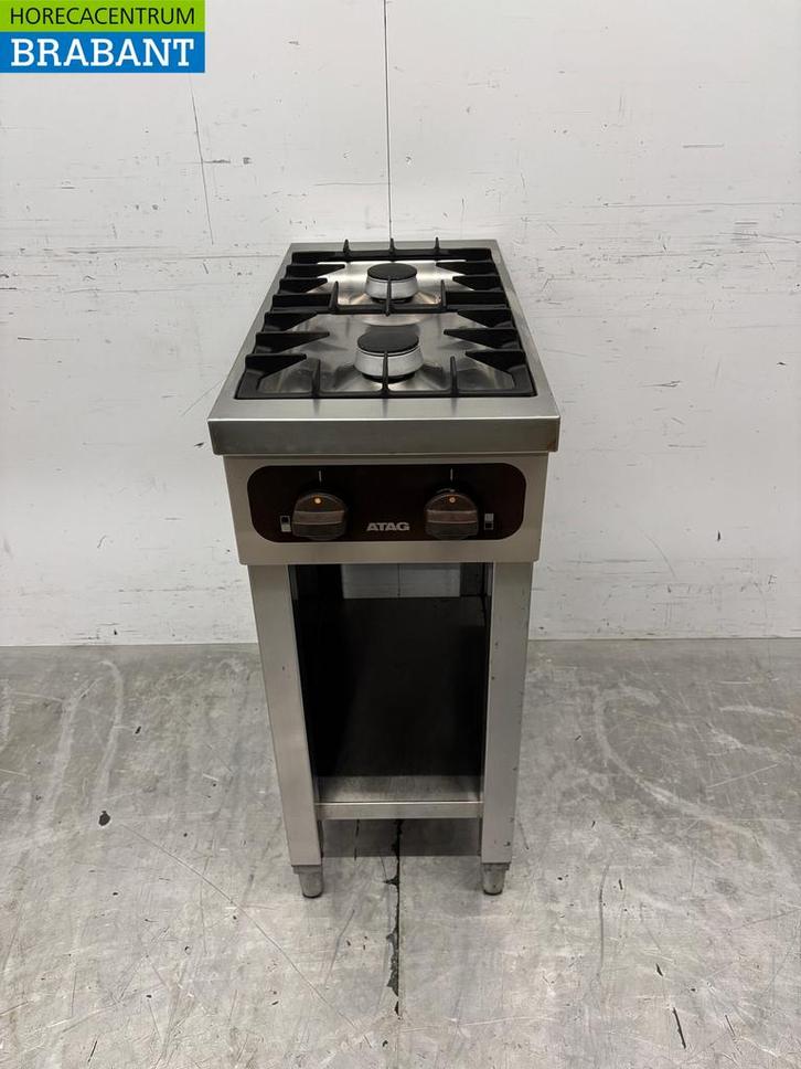 RVS Atag 2 pits fornuis 35 cm GAS Horeca, Zakelijke goederen, Horeca | Keukenapparatuur, Ophalen of Verzenden