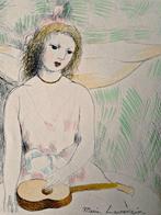 Marie Laurencin (1883-1956) - Jeune fille à la guitare, Antiquités & Art
