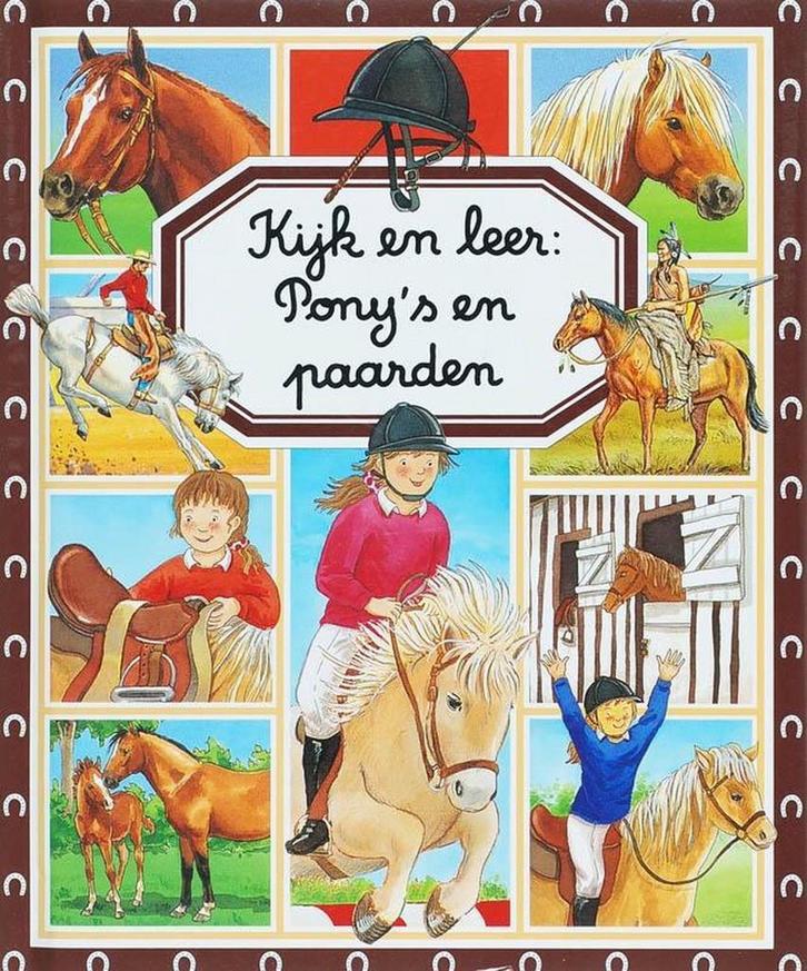 Ponys en paarden / Kijk en leer 9782504000793, Boeken, Kinderboeken | Kleuters, Gelezen, Verzenden