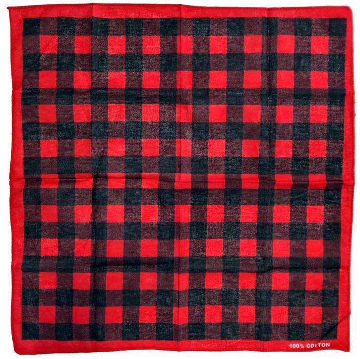 Fako Fashion - Bandana Blok - Blokken Zakdoek - Boeren, Kleding | Heren, Mutsen, Sjaals en Handschoenen, Verzenden