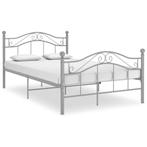 vidaXL Bedframe metaal grijs 120x200 cm, Huis en Inrichting, Slaapkamer | Bedden, Verzenden, Nieuw