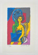 Corneille (1922-2010) - Loiseau vert (Lamour au jour le
