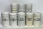 Bavaria - Apothekerspot (8) - Porselein - Set acht, Antiek en Kunst